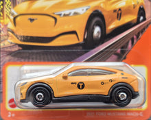 Load image into Gallery viewer, Matchbox 2023 2021 Ford Mustang Mach-E Yellow #22 MBX Metro New Long Card