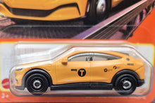 Load image into Gallery viewer, Matchbox 2023 2021 Ford Mustang Mach-E Yellow #22 MBX Metro New Long Card