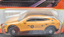 Load image into Gallery viewer, Matchbox 2023 2021 Ford Mustang Mach-E Yellow #22 MBX Metro New Long Card