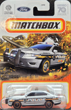Load image into Gallery viewer, Matchbox 2023 Ford Police Interceptor Silver MBX 70 Years Special Edition #23/100 New