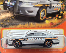 Load image into Gallery viewer, Matchbox 2023 Ford Police Interceptor Silver MBX 70 Years Special Edition #23/100 New