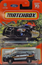Load image into Gallery viewer, Matchbox 2023 2016 Ford Interceptor Utility Black MBX Highway #24/100 New Card
