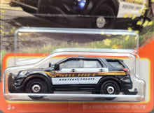 Load image into Gallery viewer, Matchbox 2023 2016 Ford Interceptor Utility Black MBX Highway #24/100 New Card