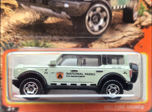Load image into Gallery viewer, Matchbox 2023 '21 Ford Bronco Mint Green MBX Off-Road #25/100 New Long Card