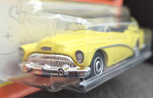 Load image into Gallery viewer, Matchbox 2023 1953 Buick Skylark Convertible Yellow #32 MBX Showroom New Long Card