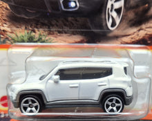 Load image into Gallery viewer, Matchbox 2023 '19 Jeep Renegade Pearl White #40 MBX Off-Road New Long Card