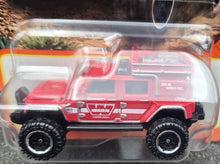 Load image into Gallery viewer, Matchbox 2023 Jeep Wrangler Superlift Red #42 MBX Off-Road New Long Card