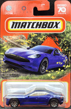 Load image into Gallery viewer, Matchbox 2023 Karma GS-6 Dark Blue #43 MBX Highway New Long Card