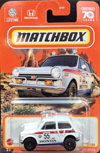 Load image into Gallery viewer, Matchbox 2023 1970 Honda N600 Off Road White #7 MBX Off-Road New Long Card