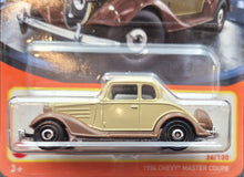 Load image into Gallery viewer, Matchbox 2023 1934 Chevy Master Coupe Tan/Brown MBX Showroom #34 New Long Card
