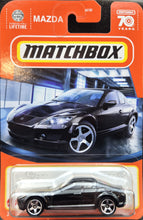 Load image into Gallery viewer, Matchbox 2023 2004 Mazda RX-8 Black #49 MBX Showroom New Long Card