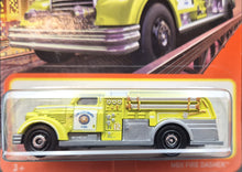 Load image into Gallery viewer, Matchbox 2023 MBX Fire Dasher Yellow MBX Metro #60/100 New Long Card