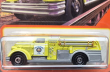 Load image into Gallery viewer, Matchbox 2023 MBX Fire Dasher Yellow MBX Metro #60/100 New Long Card