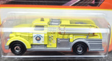 Load image into Gallery viewer, Matchbox 2023 MBX Fire Dasher Yellow MBX Metro #60/100 New Long Card