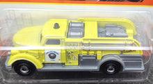 Load image into Gallery viewer, Matchbox 2023 MBX Fire Dasher Yellow MBX Metro #60/100 New Long Card