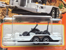 Load image into Gallery viewer, Matchbox 2023 MBX Cycle Trailer White #63 MBX Off-Road New Long Card