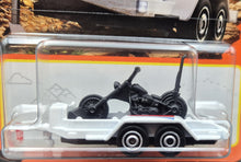 Load image into Gallery viewer, Matchbox 2023 MBX Cycle Trailer White #63 MBX Off-Road New Long Card