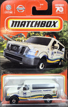 Load image into Gallery viewer, Matchbox 2023 Nissan NV Van Light Grey #71 MBX Highway New Long Card