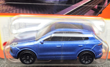 Load image into Gallery viewer, Matchbox 2023 Porsche Cayenne Turbo Blue #78 MBX Metro New Long Card