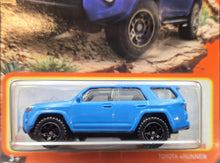 Load image into Gallery viewer, Matchbox 2023 Toyota 4Runner Blue #92 MBX Off-Road New Long Card