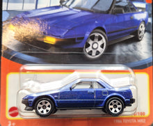 Load image into Gallery viewer, Matchbox 2023 1984 Toyota MR2 Blue #95 MBX Showroom New Long Card