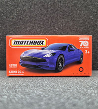 Load image into Gallery viewer, Matchbox 2023 Karma GS-6 Dark Blue #43 MBX Highway New Sealed Box
