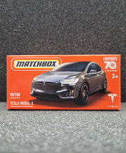 Load image into Gallery viewer, Matchbox 2023 Tesla Model X Grey #90/100 MBX Metro New Sealed Box