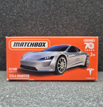 Load image into Gallery viewer, Matchbox 2023 Tesla Roadster Silver #91 MBX Highway New Sealed Box