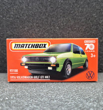 Load image into Gallery viewer, Matchbox 2023 1976 Volkswagen Golf GTI MK1 Green #97 MBX Metro New Sealed Box