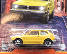 Load image into Gallery viewer, Matchbox 2022 1976 Honda CVCC Yellow Japan Origins 2/12 New Long Card