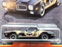 Load image into Gallery viewer, Matchbox 2022 1971 Pontiac Firebird Formula Black Local Cruisers 9/12 New Long Card