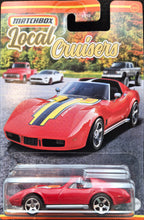 Load image into Gallery viewer, Matchbox 2022 Chevy Corvette T-Top Red Local Cruisers 12/12 New Long Card
