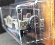 Load image into Gallery viewer, Matchbox 2022 '93 Jeep Wrangler #18 Matte Sand Jurassic World Dominion New Long Card