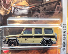 Load image into Gallery viewer, Matchbox 2022 '14 Mercedes-Benz G 550 Army Green Jurassic World Dominion New Long Card
