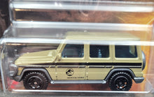 Load image into Gallery viewer, Matchbox 2022 '14 Mercedes-Benz G 550 Army Green Jurassic World Dominion New Long Card
