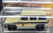 Load image into Gallery viewer, Matchbox 2022 '14 Mercedes-Benz G 550 Army Green Jurassic World Dominion New Long Card