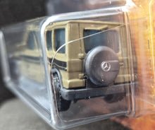 Load image into Gallery viewer, Matchbox 2022 '14 Mercedes-Benz G 550 Army Green Jurassic World Dominion New Long Card