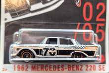 Load image into Gallery viewer, Matchbox 2023 1962 Mercedes-Benz 220 SE Silver 70th Special Edition Series 2/5 Long Card