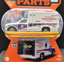 Load image into Gallery viewer, Matchbox 2022 2016 RAM Ambulance White Moving Parts Series 5/50 New