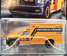 Load image into Gallery viewer, Matchbox 2023 2019 RAM Ambulance Orange 70th Special Edition Moving Parts 5/5 New