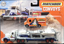Load image into Gallery viewer, Matchbox 2020 Lonestar Cab & Rocket Trailer & Express Delivery Van White 8/8 New