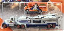 Load image into Gallery viewer, Matchbox 2020 Lonestar Cab & Rocket Trailer & Express Delivery Van White 8/8 New