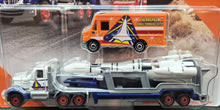Load image into Gallery viewer, Matchbox 2020 Lonestar Cab & Rocket Trailer & Express Delivery Van White 8/8 New