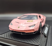 Load image into Gallery viewer, Explorafind 2017 Lamborghini Centenario LP770-4 Pink 1:32 Die Cast Car