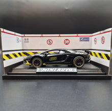 Load image into Gallery viewer, Explorafind 2020 Lamborghini Aventador SVJ LP780-4 Black 1:32 Die Cast Car