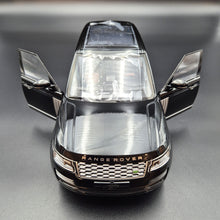 Load image into Gallery viewer, Explorafind 2020 Land Rover Range Rover Black 1:18 Die Cast Car