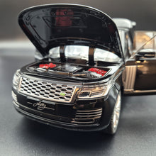 Load image into Gallery viewer, Explorafind 2020 Land Rover Range Rover Black 1:18 Die Cast Car
