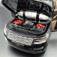 Load image into Gallery viewer, Explorafind 2020 Land Rover Range Rover Black 1:18 Die Cast Car