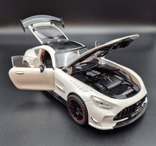 Load image into Gallery viewer, Explorafind 2019 Mercedes-AMG GT White 1:18 Die Cast Car