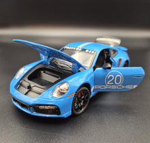 Load image into Gallery viewer, Explorafind 2021 Porsche 911 Turbo S Blue 1:24 Die Cast Car